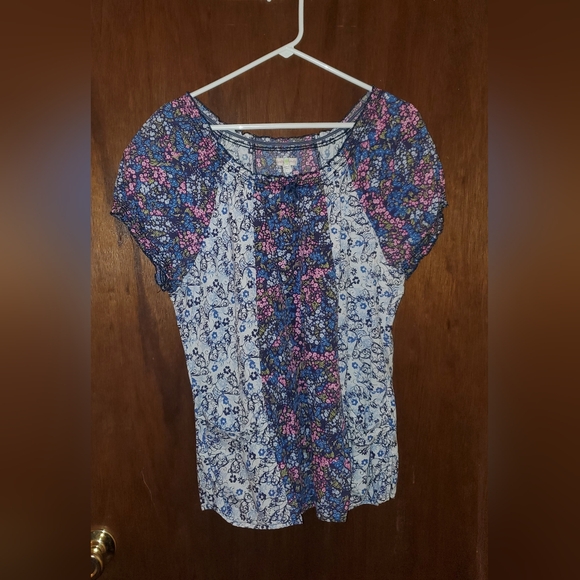 Healing Hands Scrub Top Sz Large - Picture 1 of 3